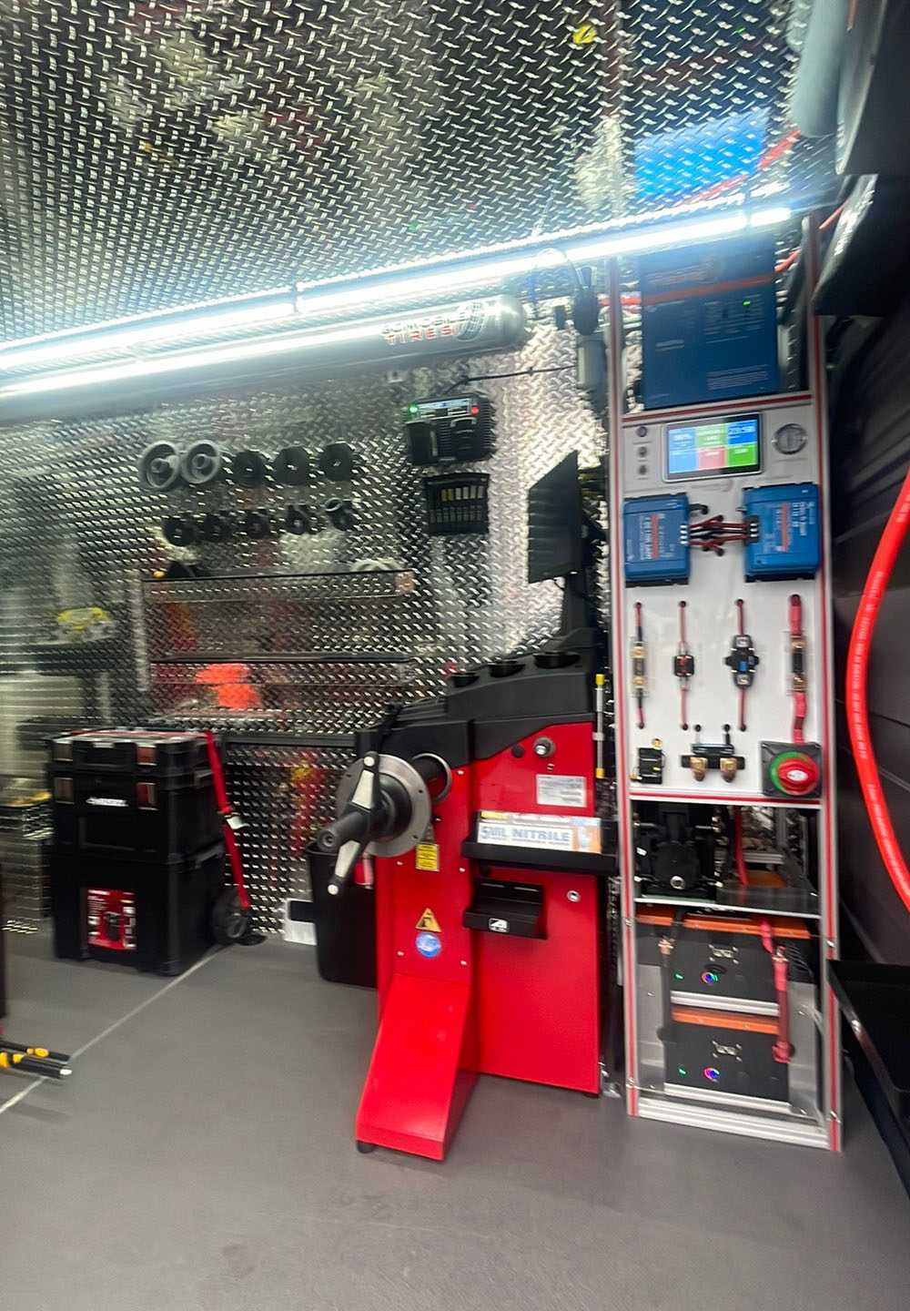 GoMotires inside Van